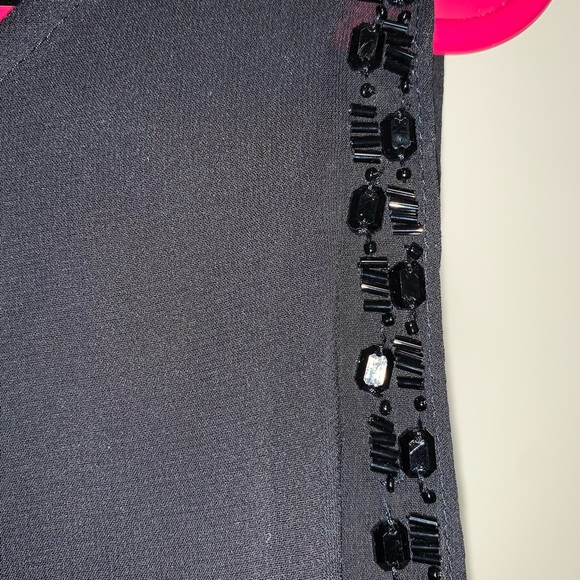 Scarlet Social 5 Sleeveless Black Dress Size 4. Jewel Edged. New W/Tags - Picture 2 of 7